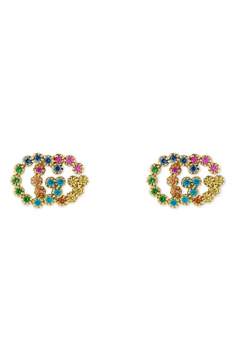 buy gucci earrings|gucci multi stone earrings.